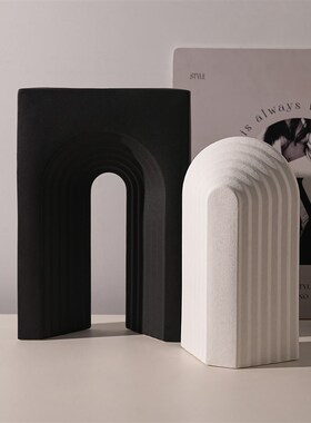 贝汉风现代简约风高级感小众艺术拱门摆件客厅电视柜民宿家居装饰