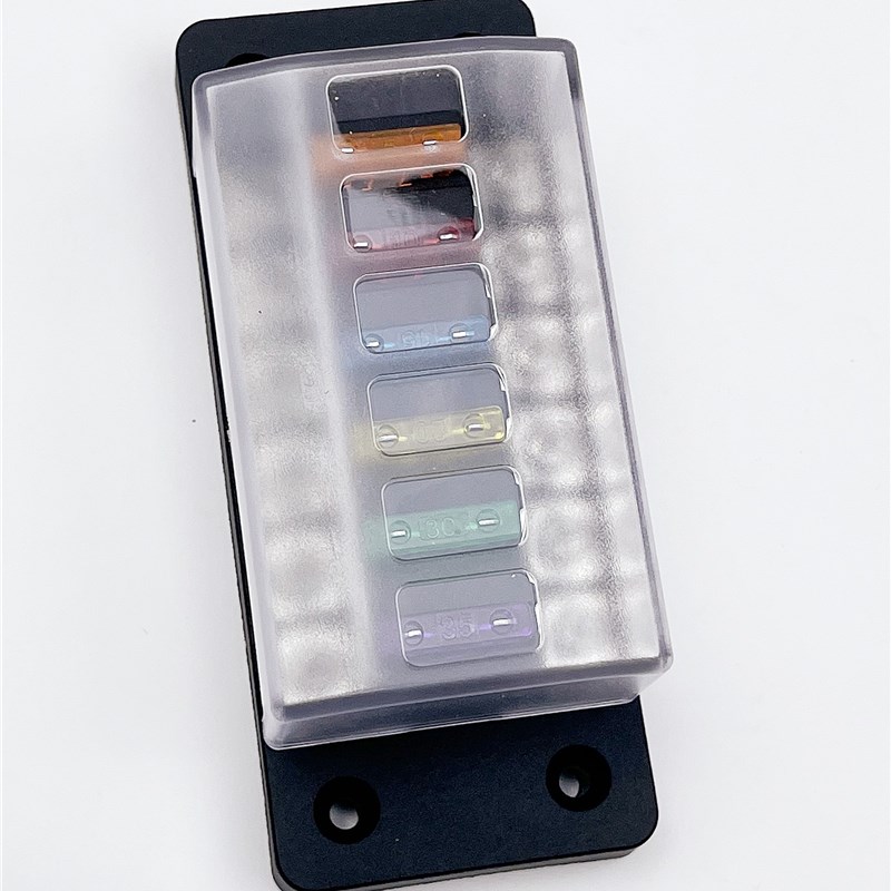 多档进出汽车保险丝座盒 路档8进10路位 带线保险盒汽车改装 - 图1