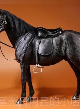 高档Mr.模Z1物/6汉诺威温血马仿真动型高档mrz马模型骏马摆件兵人