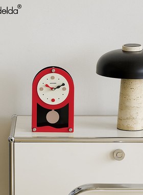 Mandelda简约家居客厅桌面摆件装饰酒柜电视柜玄关创意座钟装饰品