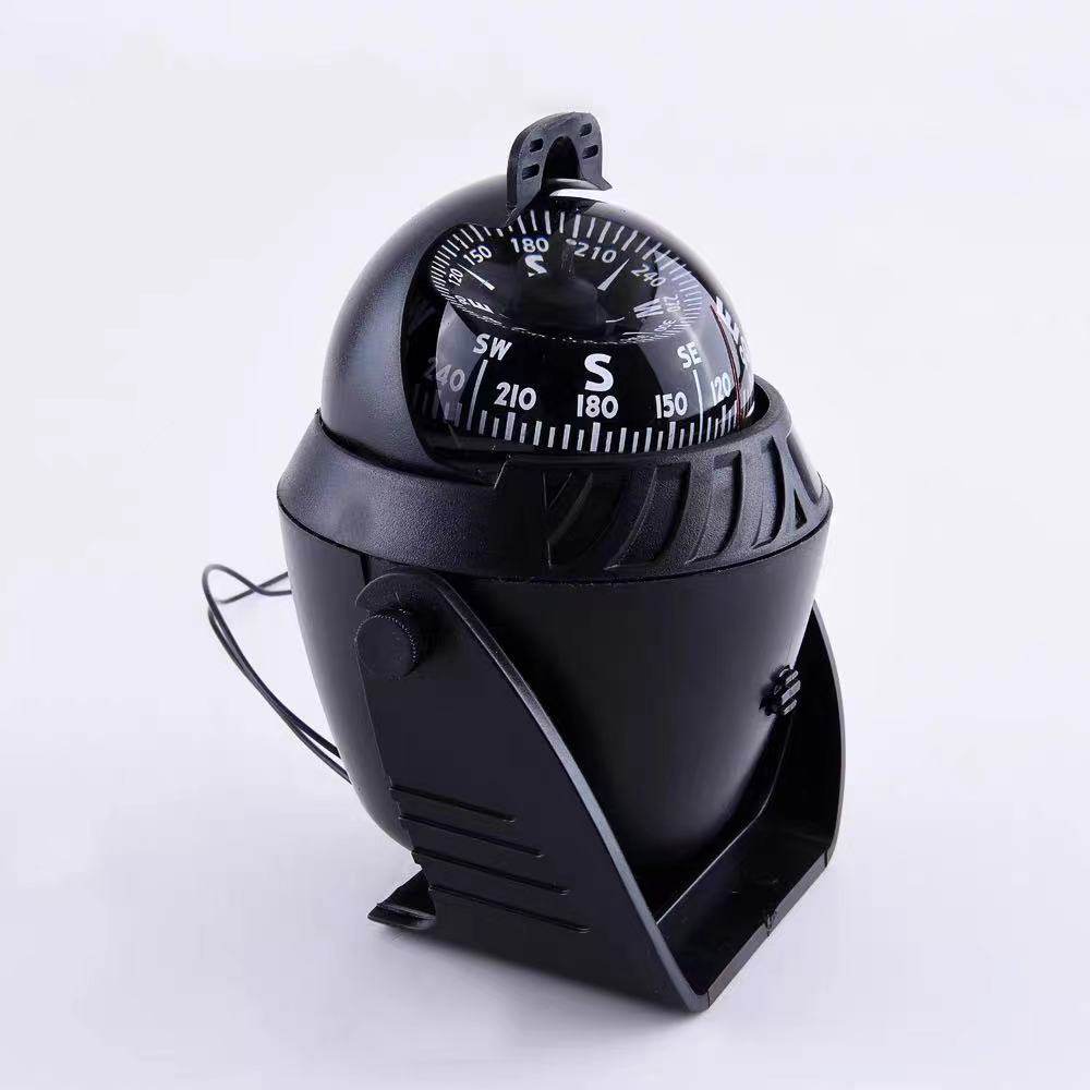 车载指南球船用指南针 带LED灯 磁偏角调节 车船专用 航海司南,淘宝优惠券,粉丝福利购,淘宝优惠卷