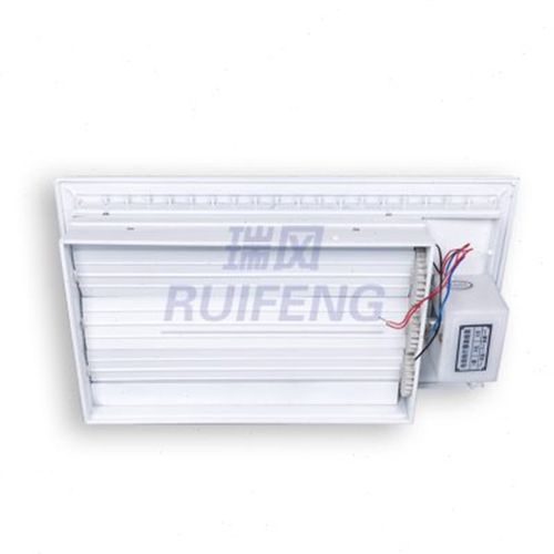 铝合金带电动风口调节阀 单双层格栅百叶 中央空调风机盘管出风口 - 图2