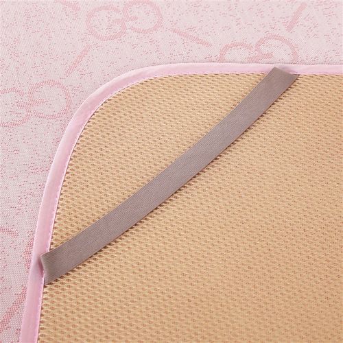 可机洗冰丝凉席学生宿舍90cm80夏季可折叠单人床1.5/1.8草席子1.2 - 图1