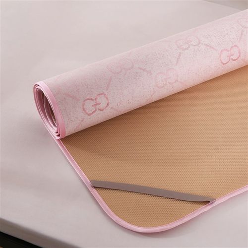 可机洗冰丝凉席学生宿舍90cm80夏季可折叠单人床1.5/1.8草席子1.2 - 图2