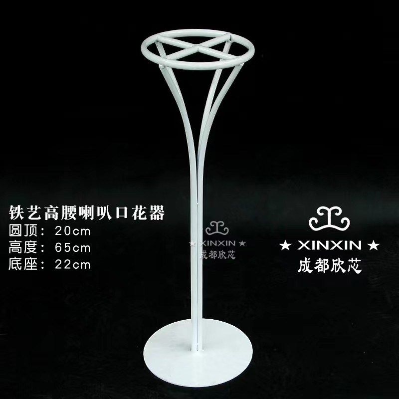 铁艺婚庆路引道具小蛮腰路引卷边牵手锥形花器迎宾摆件橱窗小提琴,淘宝优惠券,粉丝福利购,淘宝优惠卷