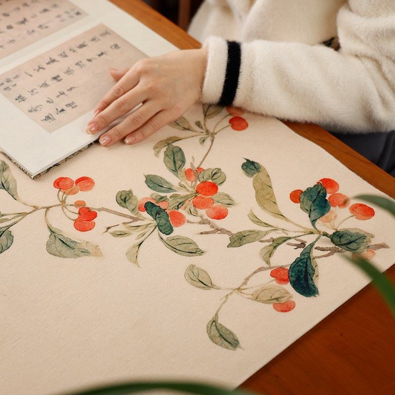 双悦彩绘羊毛画毡 毛毡桌布毛毡垫书法毛毡布书画文房四宝画毡用,淘宝优惠券,粉丝福利购,淘宝优惠卷