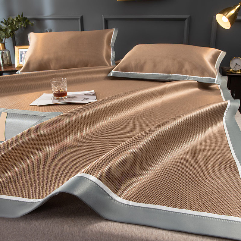 1200d夏季冰丝凉席三件套可水洗软席子空凋1.8床笠款裸睡凉感家用,淘宝优惠券,粉丝福利购,淘宝优惠卷