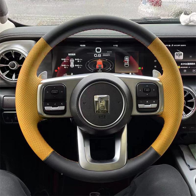 哈弗w恋ey用坦克300哈弗三代H6H2M6EIQ初赤专兔大狗酷狗手缝方向 - 图0