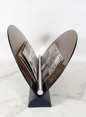 现代约简创亚1995克力书架意杂志架售摆件样板房楼处书房软装饰品