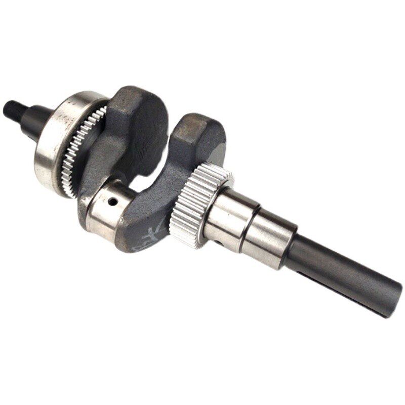 Air-cooled diesel engine crankshaft assembly generator accessories