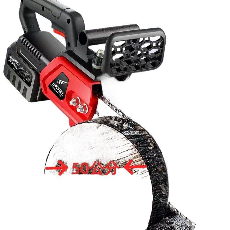 进大功率锂电锯充电式电链锯口301无刷高伐速链锯电锯手提户外砍,淘宝优惠券,粉丝福利购,淘宝优惠卷