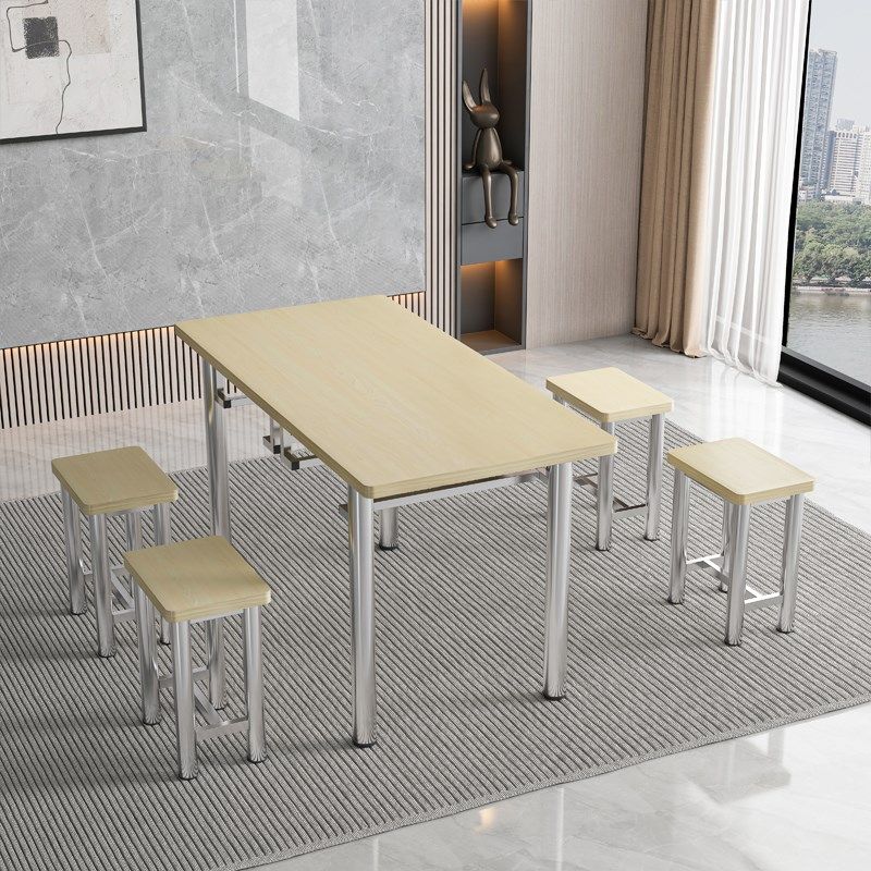 员工食堂餐桌椅4人6人8人挂凳分体餐桌学校学生企业职工餐厅桌子,淘宝优惠券,粉丝福利购,淘宝优惠卷