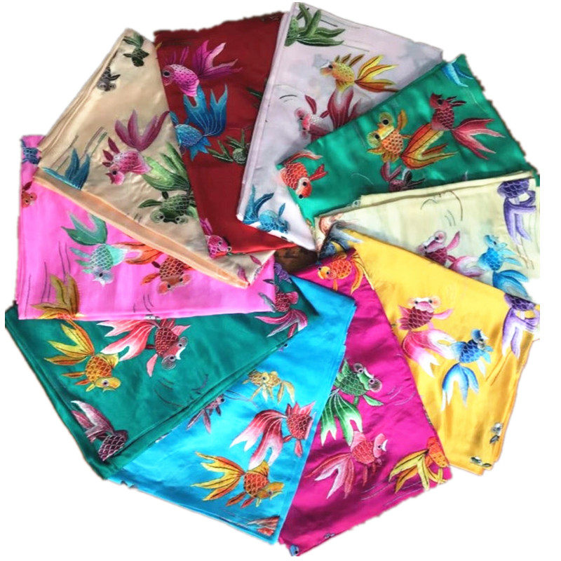 小金鱼被面真丝婚庆被套百鱼图软缎结婚被罩桑蚕丝纯手工绣花丝绸,淘宝优惠券,粉丝福利购,淘宝优惠卷