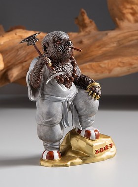 黄铜平头哥摆件不服就干家居装饰办公室桌面摆设创意高档文创礼品