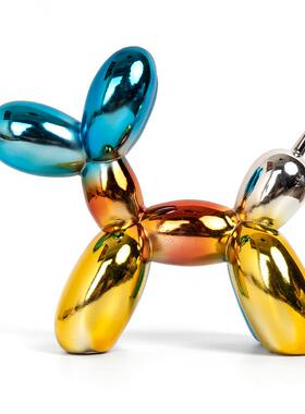 树脂工摆件艺彩北欧五气时球GN-9333狗尚家居办公室软装装饰礼品