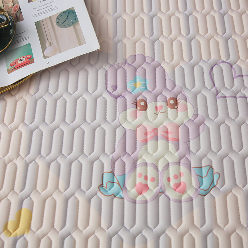 夏天乳胶凉席女孩儿童上下铺a类母婴级床笠款夏款冰丝女童床罩,淘宝优惠券,粉丝福利购,淘宝优惠卷