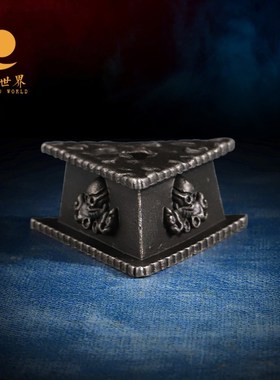 雪域噶陀精工纯铁法器底座普巴金刚杵金刚橛底座藏式法器底座