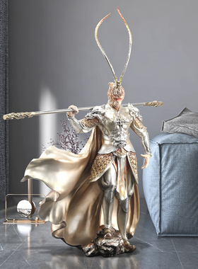 斗战胜佛摆件客厅电视柜齐天大圣家居装饰玄关孙悟空乔迁开业送礼