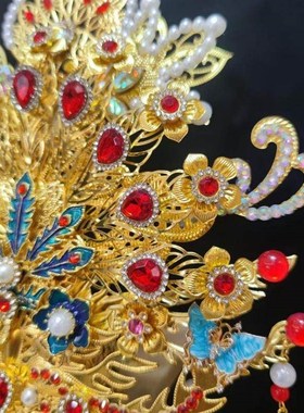 黑妈妈泰山奶奶王母娘娘神像凤冠三清道祖九尾狐观音三凤新潮款