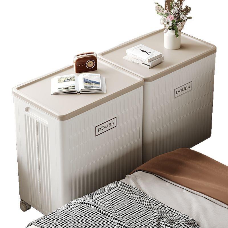Clothes storage box household with large capacity quilt storage snx12 cabinet foldable clothes folding plastic wheel material storage box