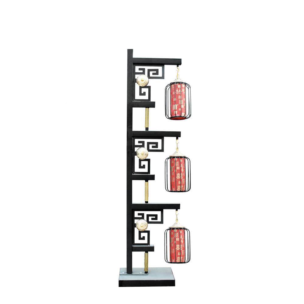 中式婚庆铁艺风灯F775M9M6笼路引灯中国汉光唐婚礼装屏饰摆件风舞 - 图3