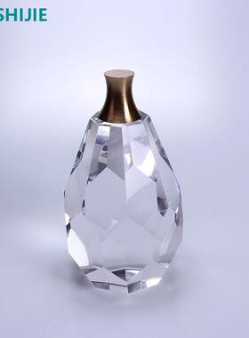 现代简约轻奢水果形水晶意装品厅别墅样板间客酒饰柜创IZR个性摆