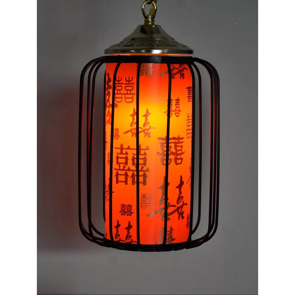 中式婚庆铁艺风灯F775M9M6笼路引灯中国汉光唐婚礼装屏饰摆件风舞 - 图1