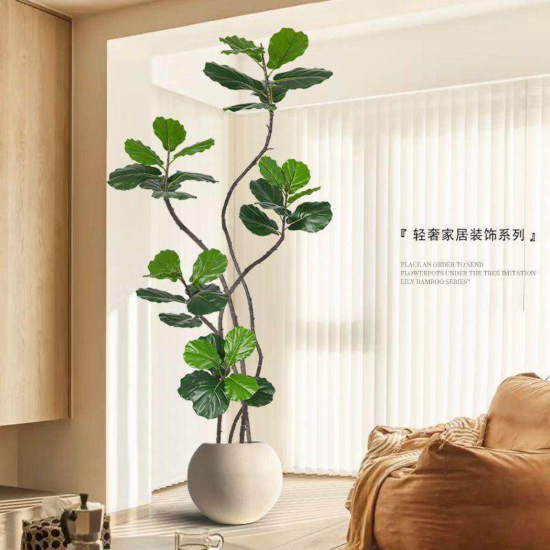 琴叶榕仿真绿植落地盆栽大型仿室生植物摆内件客厅轻花A2gcQXk4奢,淘宝优惠券,粉丝福利购,淘宝优惠卷