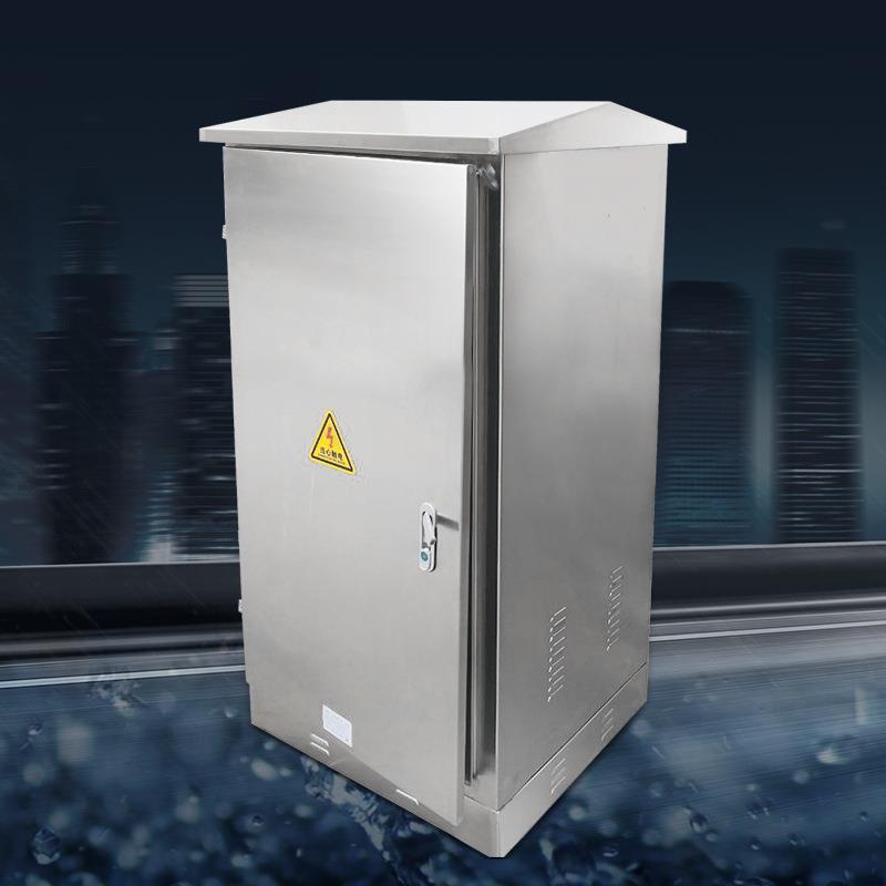 Outdoor stainless steel network cabinet 24U floor-standing monitoring power control equipment water equipment chassis weak current exchange 500*600*