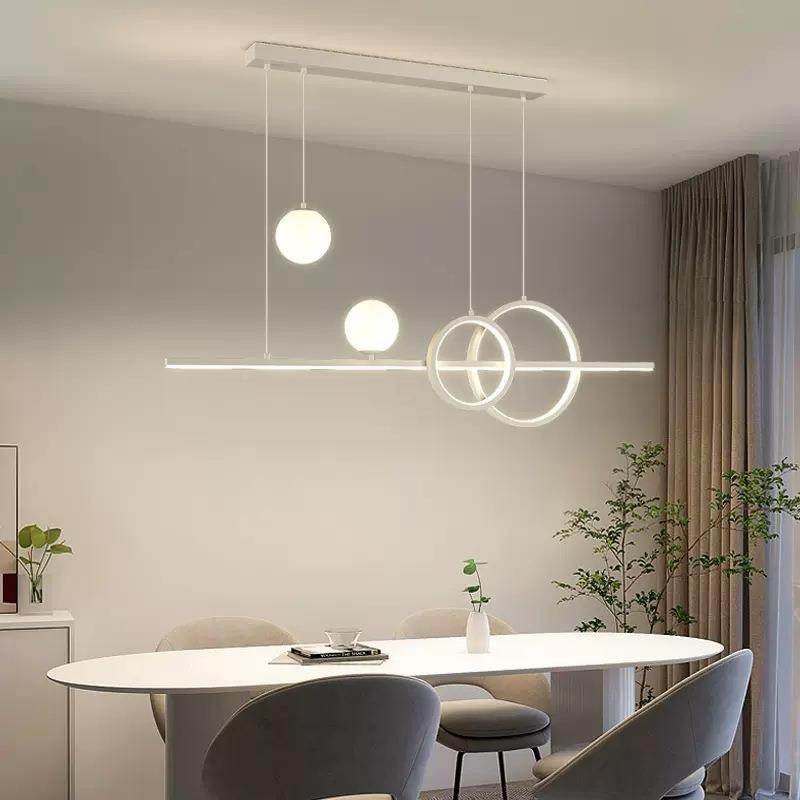 餐厅吊灯简约现代创意极简直白色奶盘油风YH879920能25年网红饭厅,淘宝优惠券,粉丝福利购,淘宝优惠卷