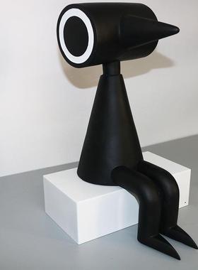 约现代OVT简树脂纪念碑谷达艾乌鸦人摆件家居客桌面厅样板间软装