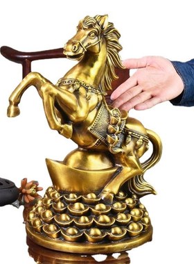 黄铜马 黄铜生肖马办公室家居摆件金属工艺品