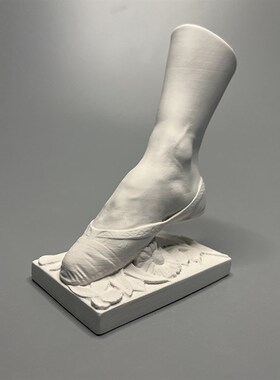巴黎奥赛博物馆舞者范妮埃尔斯勒的右脚石膏像雕塑桌面摆件礼品