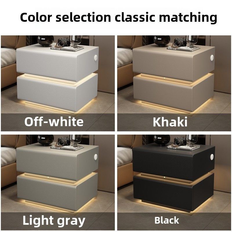 智能悬浮床头柜带感应灯家用卧室高级感落地免安装主卧简约现代,淘宝优惠券,粉丝福利购,淘宝优惠卷