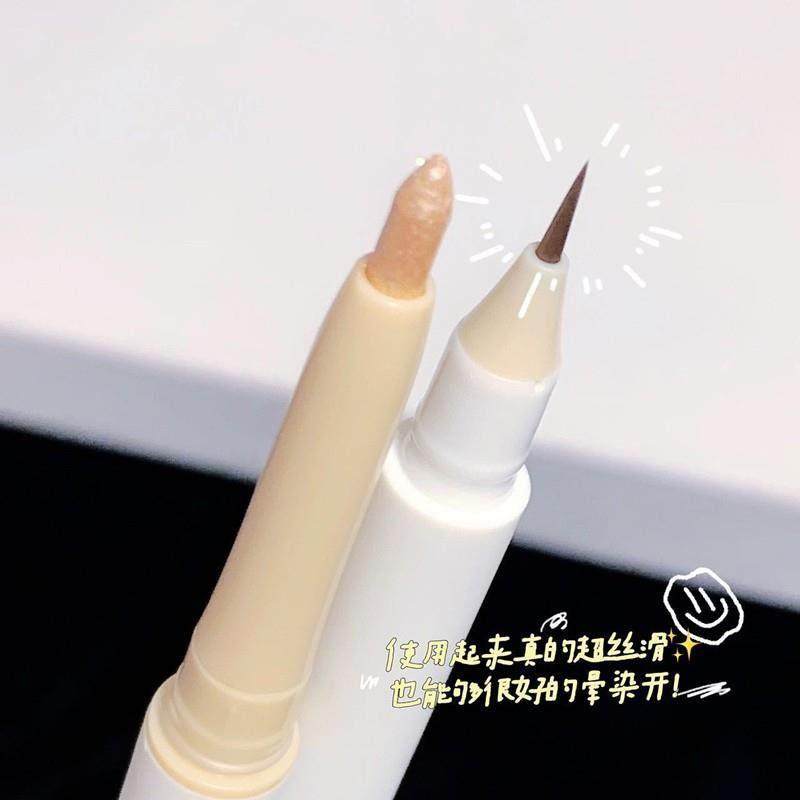 正品双头卧蚕笔女高光提亮两用珠光哑光卧蝉眼线液笔阴影勾勒眼脸,淘宝优惠券,粉丝福利购,淘宝优惠卷