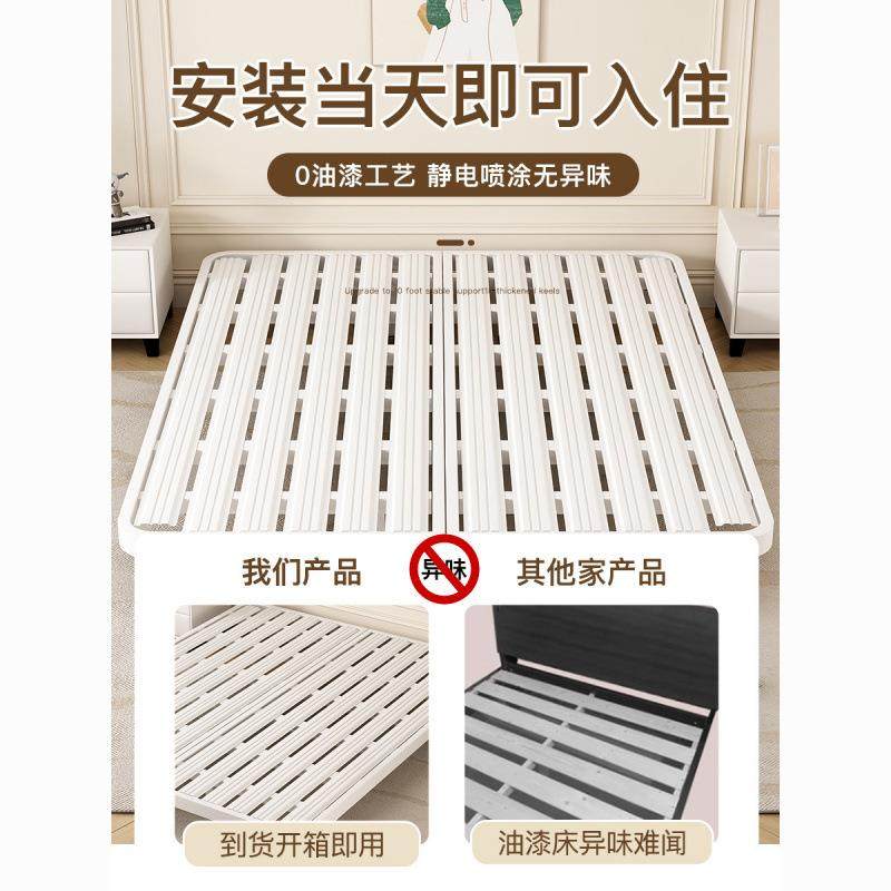 简约无床头悬浮床骨子XMW排架架用铁艺床家加厚单人双人铁架子床,淘宝优惠券,粉丝福利购,淘宝优惠卷