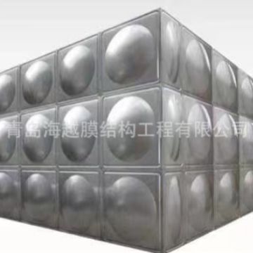 Qingdao Haiyue 80 cubic stainless steel sterile water tank ordinary water tank combined stainless steel water tank