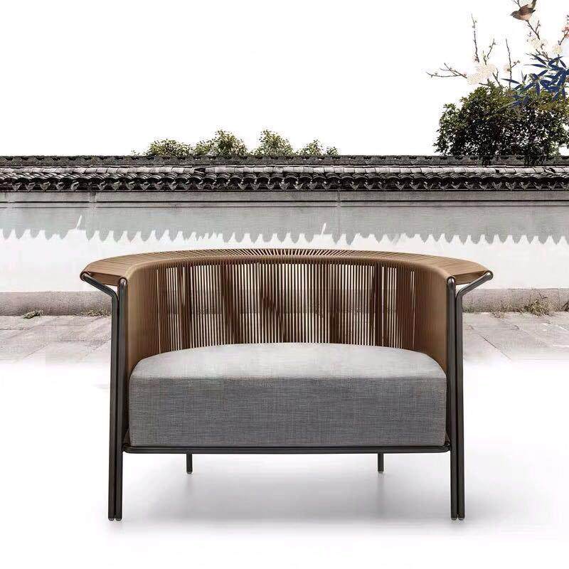 新中式藤沙发外庭621院编阳台创外意藤小户沙发组合室露台售楼部,淘宝优惠券,粉丝福利购,淘宝优惠卷