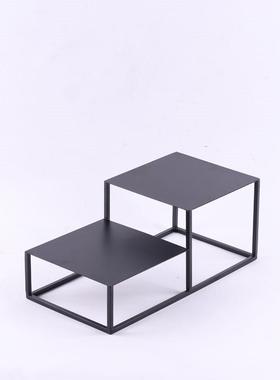 新款色MC-TY-26属小型铁架底黑软装工艺品金玄关座式盆景盆栽铁艺