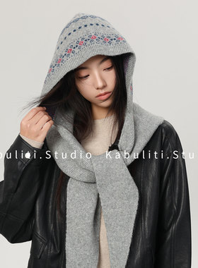 可爱女生两用帽子护耳朵保暖