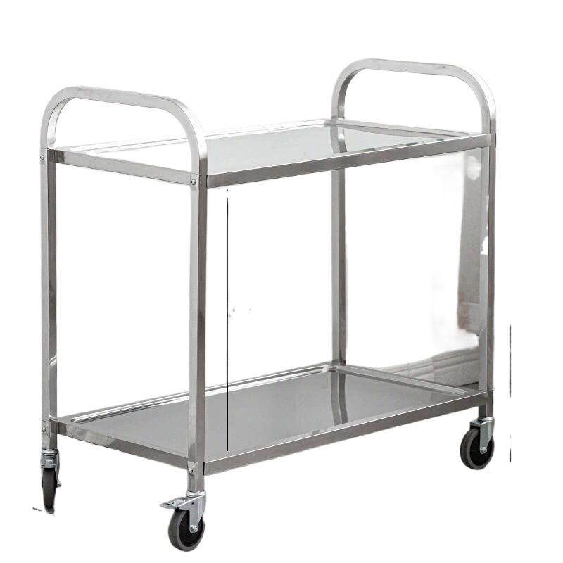 加不锈钢餐车二985三层推工具车厚带手店轮推车酒餐厅食堂餐车小,淘宝优惠券,粉丝福利购,淘宝优惠卷