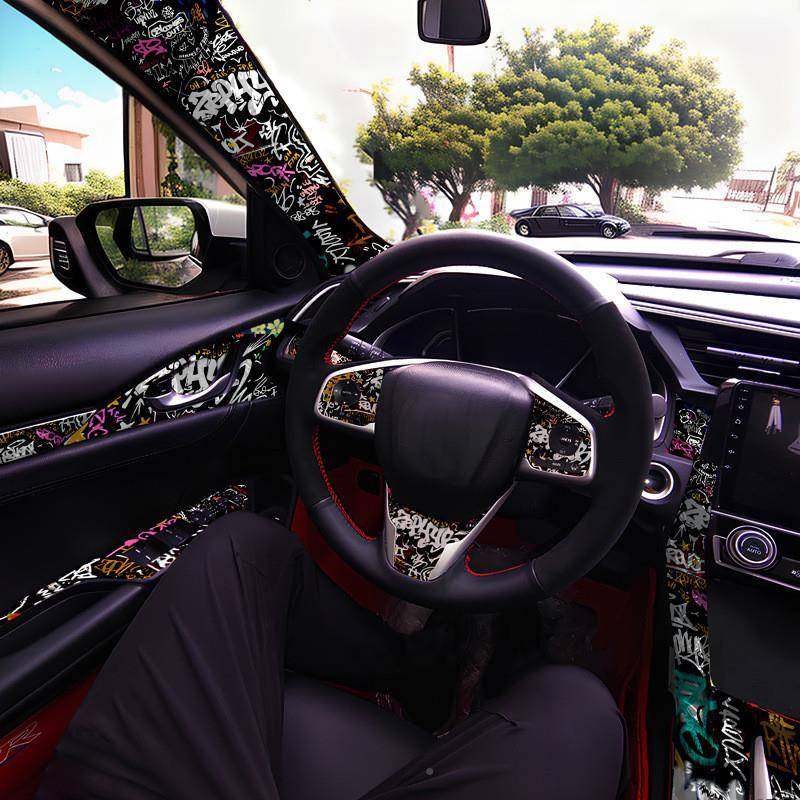 8Y汽顶棚布AB柱料自粘带背胶布改色和风内饰贴WCR纸Z翻新改装脱车,淘宝优惠券,粉丝福利购,淘宝优惠卷