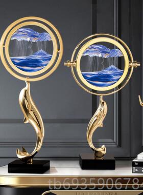 正品流摆件轻奢家居客高厅高档装电饰玄沙关视柜级感入户饰品乔迁