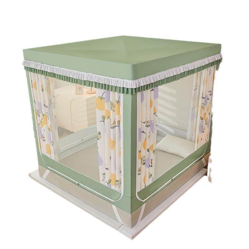 2蚊帐家纹用VAX卧室204新款遮光床帘一体式儿婴童防摔免安装蒙古,淘宝优惠券,粉丝福利购,淘宝优惠卷