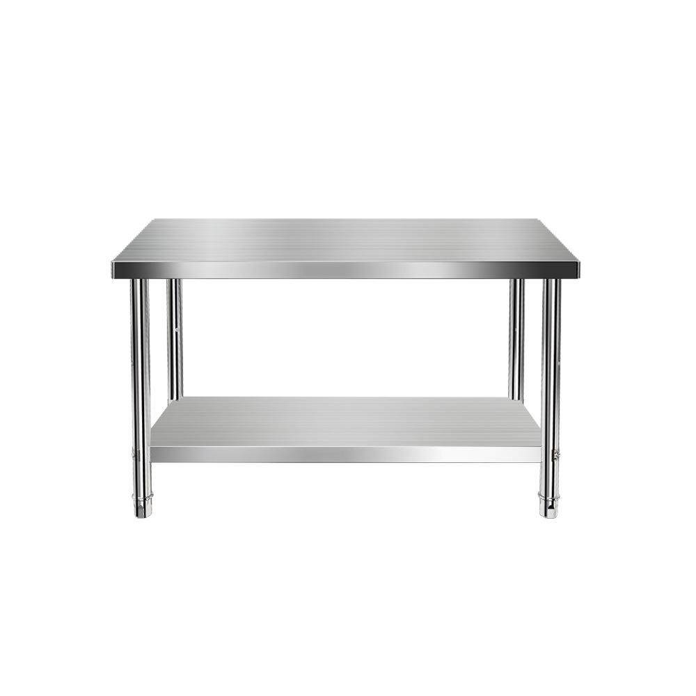 双层不锈钢工作台厨房操作台案板三层加厚不锈钢桌子打包台打荷台,淘宝优惠券,粉丝福利购,淘宝优惠卷