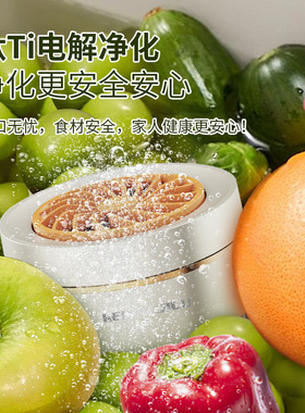 源头工厂果蔬清洗机家用无线洗菜机水果食材净化器净化机家用