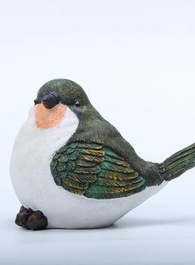 装饰小鸟摆件家居装饰摆件树脂工艺品