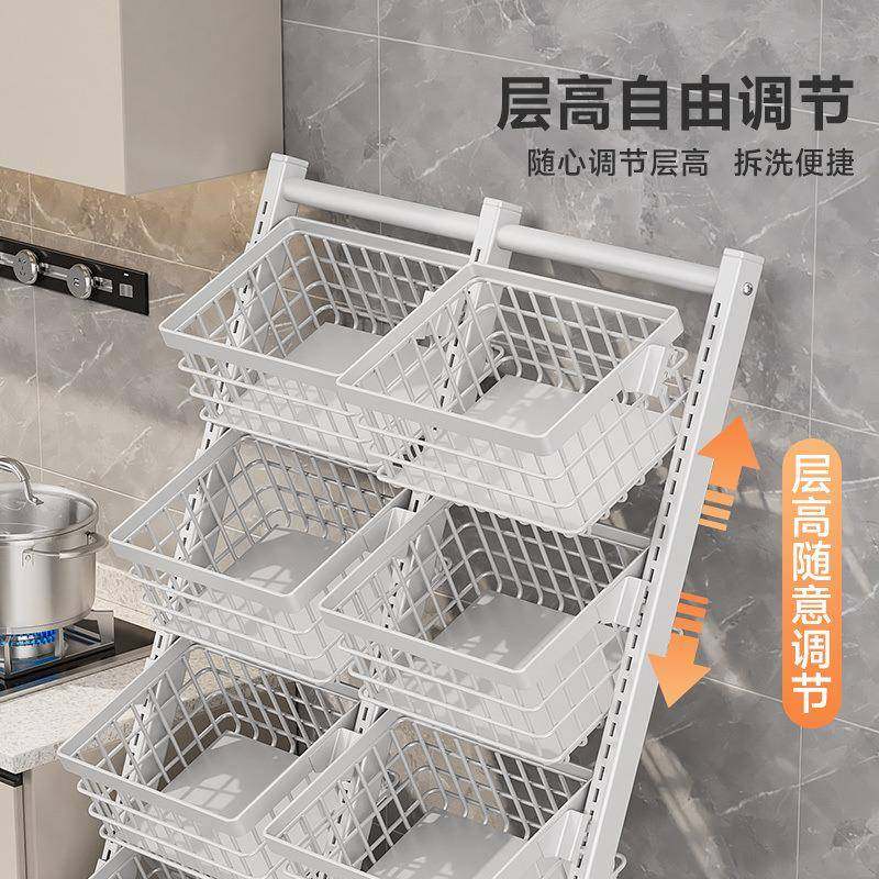 厨房置物架多01功能落地家用水多果蔬菜菜物放菜架子篮子层储收纳,淘宝优惠券,粉丝福利购,淘宝优惠卷