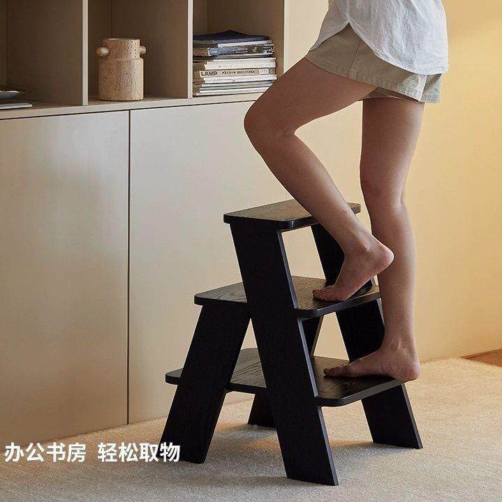 沙发边几边茶能几客厅实木家用角几柜置1架小桌子物多功垫脚凳 - 图0