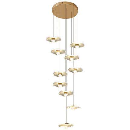 时现奢代MC263简约荷叶尚小复式楼客厅轻loft公吊寓别墅中空楼梯,淘宝优惠券,粉丝福利购,淘宝优惠卷